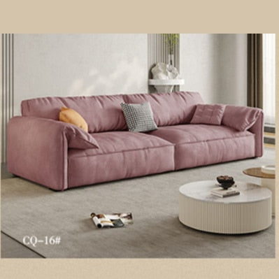 Luxury Longue Sectional Sofa Lazy Chair Recliner 3 Seater Tatami Designer Couch Large Straight Relax Comfort Divano Furniture