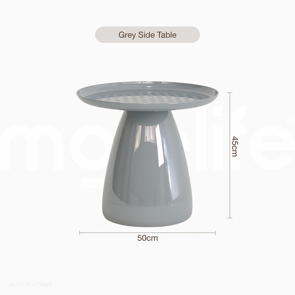 Nordic tea table side table Coffee table bedside table modern living room small round table Home living room sofa side table