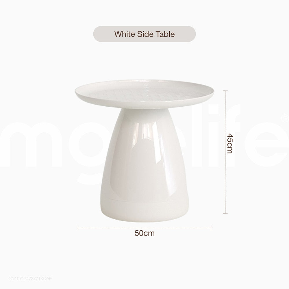 Nordic tea table side table Coffee table bedside table modern living room small round table Home living room sofa side table